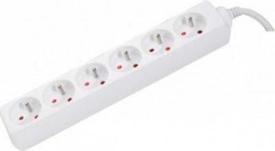Multiprise KOMELEC Multiprise électrique 6 prises 0.80m