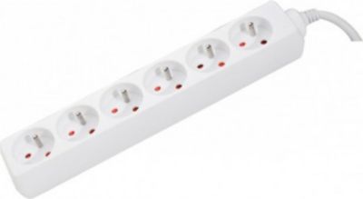 Multiprise KOMELEC Multiprise électrique 6 prises 0.80m Multiprise KOMELEC Multiprise électrique 6 prises 0.80m