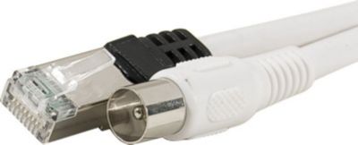 Câble Coaxial KOMELEC Câble antenne TV vers RJ45 VDI 3m
