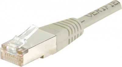 Câble Ethernet KOMELEC Câble RJ45 Cat6 CU blindé gris 50cm