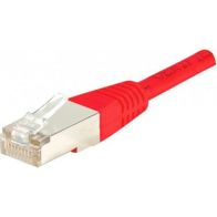 Câble Ethernet CONECTICPLUS RJ45 CAT5e 0.50m FTP rouge