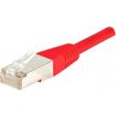 Câble Ethernet CONECTICPLUS RJ45 CAT5e 15m FTP rouge