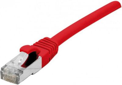 Câble Ethernet KOMELEC Câble RJ45 Cat6a blindé rouge 2 mètres