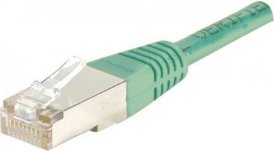 Câble Ethernet KOMELEC Câble ethernet RJ45 CAT 6 0.50m FTP vert