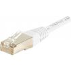 Câble Ethernet CONECTICPLUS RJ45 CAT6 0.15m F/UTP blanc