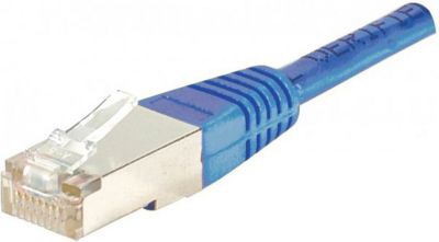 Câble Ethernet KOMELEC Câble Ethernet Cat 6 10m non Blindé bleu