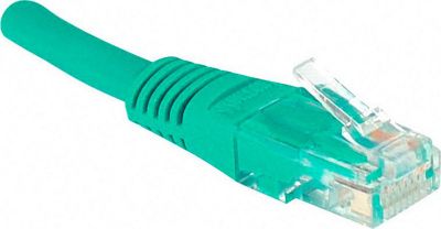 Câble Ethernet KOMELEC Câble RJ45 Cat5e 0.50m non Blindé vert