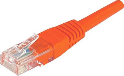 Câble Ethernet KOMELEC Câble ethernet Cat 5e 0.15m UTP rouge