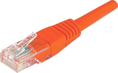 Câble Ethernet KOMELEC Câble ethernet Cat 5e 0.15m UTP rouge