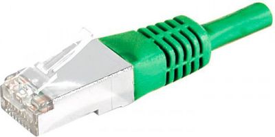Câble Ethernet KOMELEC Câble Ethernet Cat 5e 5m blindé vert