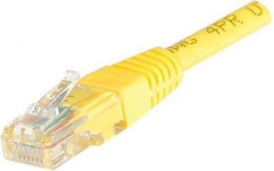 Câble Ethernet KOMELEC Câble Ethernet Cat 6 2m non Blindé jaune