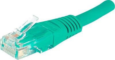 Câble Ethernet KOMELEC RJ45 CAT6 0.30m UTP vert