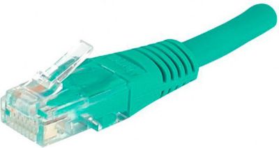 Câble Ethernet KOMELEC Câble RJ45 Cat6 0.50m non Blindé vert