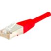 Câble Ethernet CONECTICPLUS RJ45 croisé CAT6 1m SFTP rouge