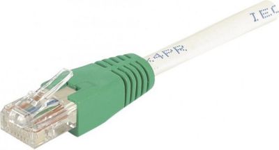 Câble Ethernet KOMELEC Câble RJ45 croisé Cat6 1m surblindé gris