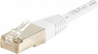 Câble Ethernet KOMELEC Câble ethernet Cat 6 2m SFTP blanc