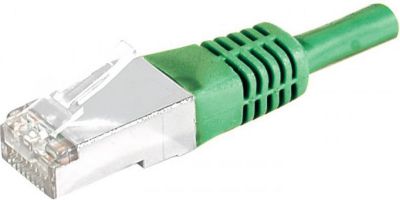 Câble Ethernet KOMELEC Câble Ethernet Cat 6 10m surblindé vert