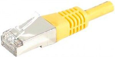 Câble Ethernet KOMELEC Câble Ethernet Cat 6 15m surblindé jaune