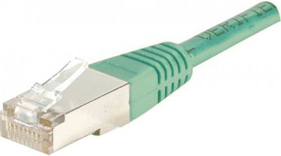 Câble Ethernet KOMELEC Câble RJ45 Cat6 CU blindé vert 1.50 m