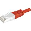 Câble Ethernet CONECTICPLUS RJ45 CAT6a 20m S/FTP rouge