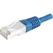 Câble Ethernet CONECTICPLUS RJ45 CAT6a 25m S/FTP bleu