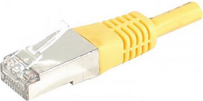 Câble Ethernet KOMELEC Câble ethernet Cat 6a 3m SFTP jaune
