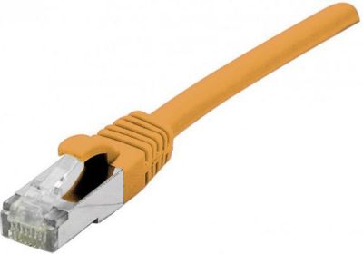 Câble Ethernet KOMELEC Câble RJ45 Cat6a surblindé orange 7.50 m