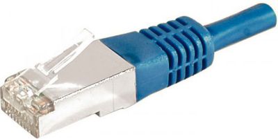 Câble Ethernet KOMELEC Câble Ethernet Cat 6a 3m blindé bleu