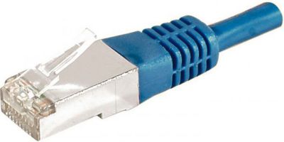 Câble Ethernet KOMELEC Câble Ethernet Cat 6a 20m blindé bleu