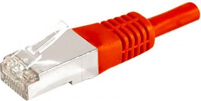 Câble Ethernet KOMELEC Câble Ethernet Cat 6a 3m blindé rouge Câble Ethernet KOMELEC Câble Ethernet Cat 6a 3m blindé rouge