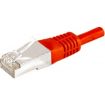 Câble Ethernet CONECTICPLUS RJ45 CAT6a 15m FTP rouge