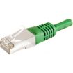 Câble Ethernet CONECTICPLUS RJ45 CAT6a 0.50m FTP vert