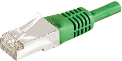 Câble Ethernet KOMELEC Câble Ethernet Cat 6a 5m blindé vert