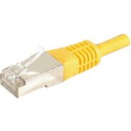 Câble Ethernet CONECTICPLUS Câble RJ45 CAT6a 0.50m FTP jaune