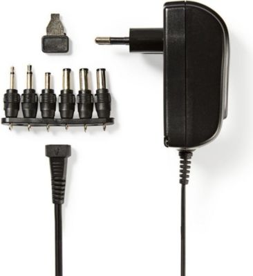 CONECTICPLUS Alimentation 3 à 12V 1.5A - 6 embouts