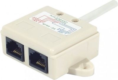 Adaptateur Ethernet KOMELEC Doubleur RJ45 pour câblage réseau Adaptateur Ethernet KOMELEC Doubleur RJ45 pour câblage réseau