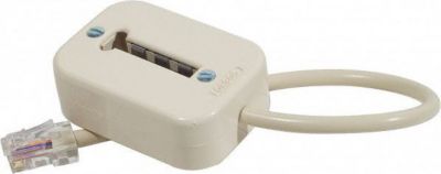 KOMELEC Adaptateur prise téléphone femelle-