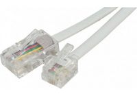 CONECTICPLUS Câble RJ45 RJ11 téléphone 3m blanc