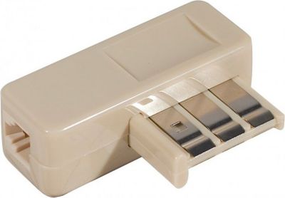 Adaptateur Ethernet KOMELEC Adaptateur téléphone gigogne vers RJ11 Adaptateur Ethernet KOMELEC Adaptateur téléphone gigogne vers RJ11
