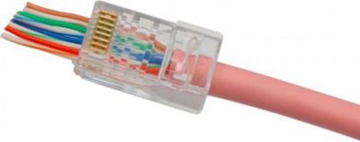 Connecteur KOMELEC RJ45 EZ Cat6 UTP (sachet de 10)