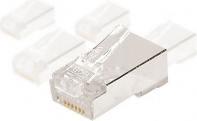 KOMELEC 10 connecteurs RJ45 Cat5e blindé