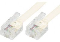 CONECTICPLUS Câble téléphone RJ11 7m beige