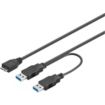 Câble micro USB CONECTICPLUS 3.0-micro USB B reprise alimentation
