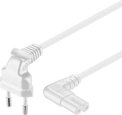 Câble alimentation KOMELEC Câble électrique bipolaire coudé 1.80 m