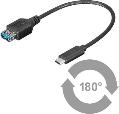 Adaptateur USB KOMELEC Adaptateur USB 3.1 type C mâle-USB