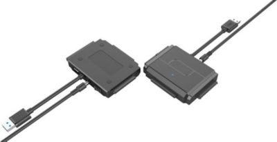 Adaptateur USB KOMELEC Adaptateur USB 3.0 vers IDE et SATA II
