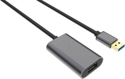 Extendeur KOMELEC Extendeur USB 3.0 amplifiée 5m aluminium Extendeur KOMELEC Extendeur USB 3.0 amplifiée 5m aluminium