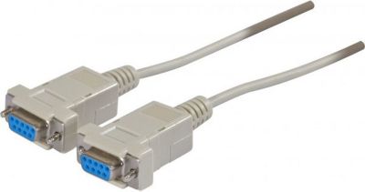 Câble imprimante KOMELEC Câble DB9 null modem 2 mètres Câble imprimante KOMELEC Câble DB9 null modem 2 mètres