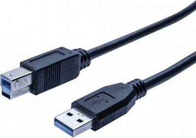 Câble USB KOMELEC Câble USB 3.0 type A/B noir 2m