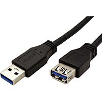 Câble USB CONECTICPLUS Rallonge USB 3.0 noir 5m
